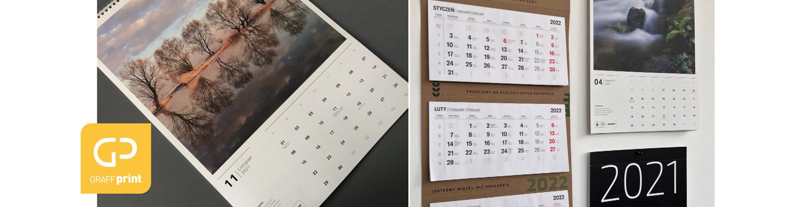 Kalendarze trójdzielne 2024, druk kalendarzy trójdzielnych | drukarnia kalendarzy – GraffPrint.pl