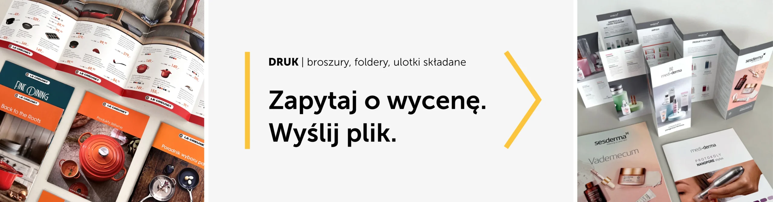 Druk folderów Warszawa | drukarnia folderów | drukowanie folderu | foldery reklamowe | druk folderu – ulotki składane, foldery szyte 👉️GraffPrint.pl