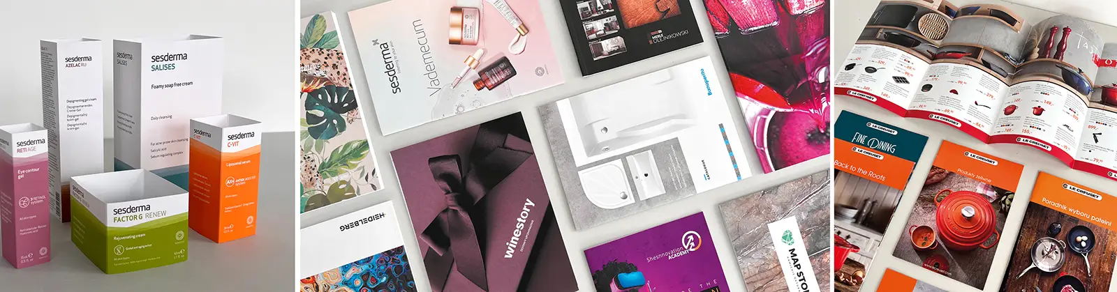 Katalogi, broszury, pudełka, kartoniki, materiaqły POS – Drukarnia GraffPrint