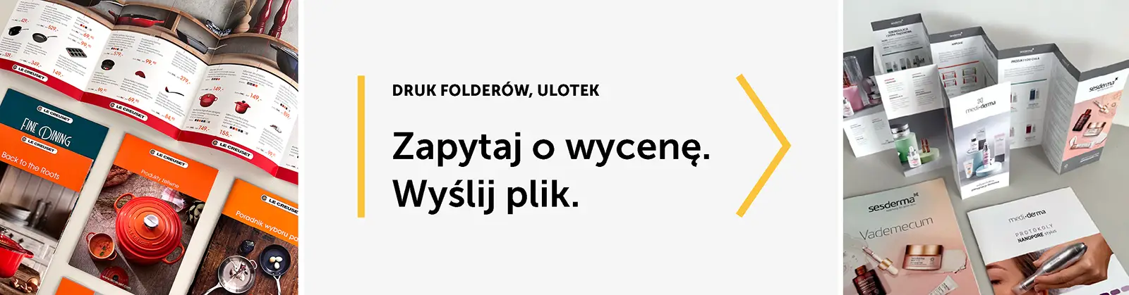 Druk folderów reklamowych na targi, spotkania i wspierające sprzedaż – Drukarnia Warszawa GraffPrint