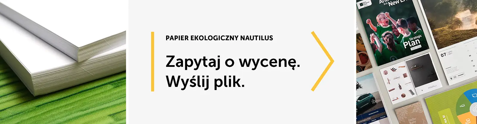 Papier ekologiczny Nautilus w druku katalogów broszur i folderów – Drukarnia Warszawa GraffPrint